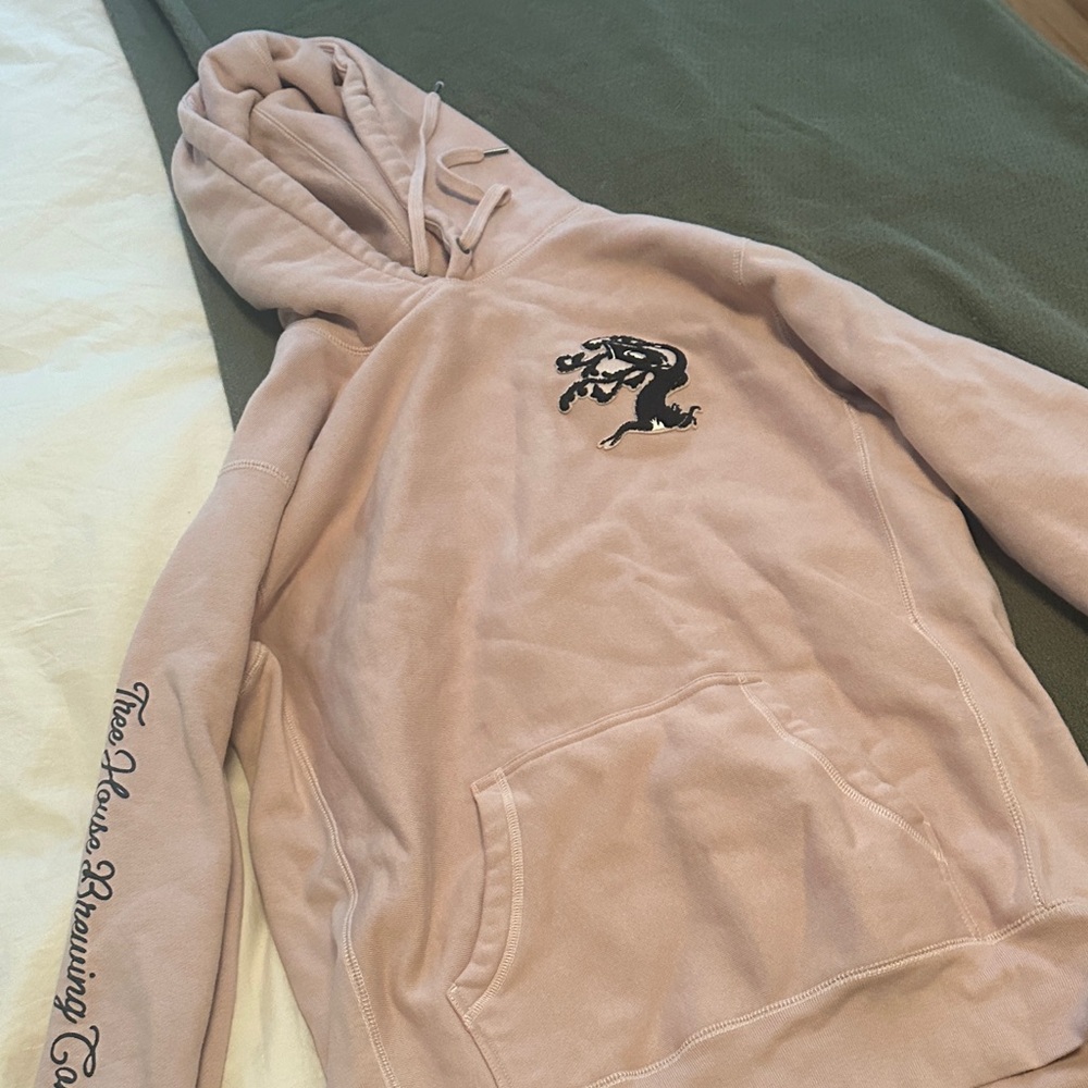 Greyson Blush Hoodie with Brewery Logo